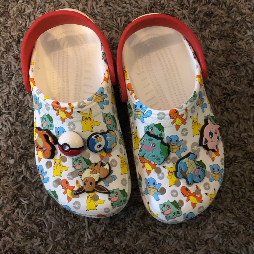 Pokémon Crocs with Charms